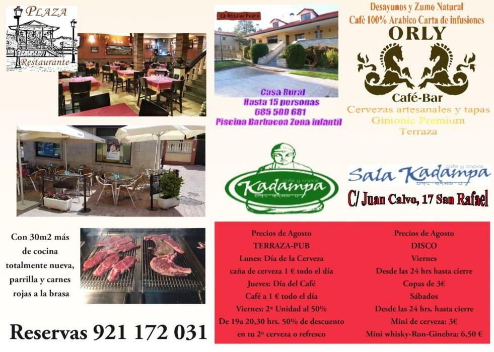 Hostal Plaza El Espinar Buitenkant foto